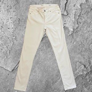 AG The Prima Jean Mid- Rise Cigarette Jean - Size 28R